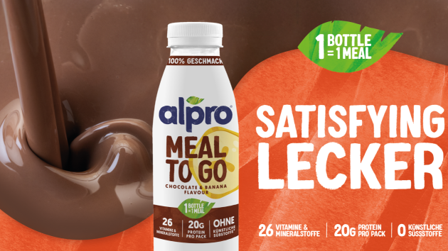 Alpro erweitert Portfolio um trinkfertige Mahlzeiten -